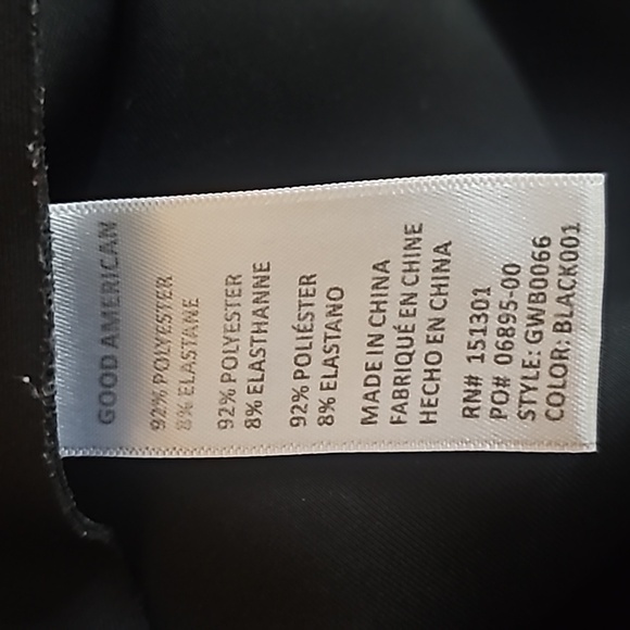 Good American zip up Ponte Pants size 3 - Picture 5 of 5